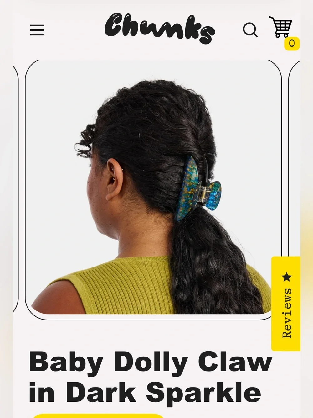 BNWT Set of 2 Chunks Claw Clips